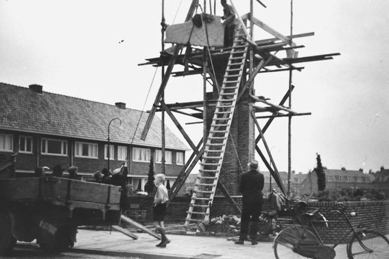 foto bouw Vliegermonument Museum van Zuilen FD 58.007